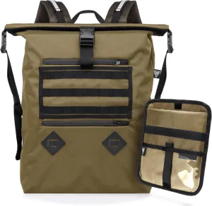 ~ AQUA RT Large Water-Proof Faraday Backpack/Small LITE Faraday Bag Combo ~ Tracking/Hacking Defense ~ Coyote Brown