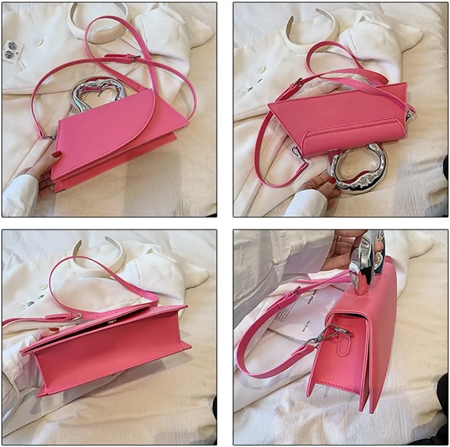 2 Pcs Slouchy Hobo Bags Women Suede Crescent Satchels Shoulder Bag Crossbody Purse Top-handle College Tote Handbag 2024