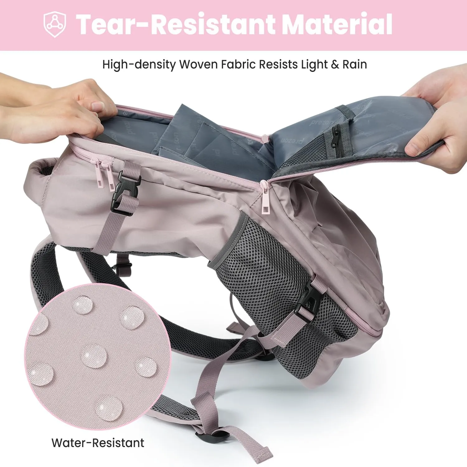 35L Travel Backpack | 180° All-Open Design | Multi-Pockets | Airline Approved Carry on |15.6 inch Laptop Compartment |USB Port |Perfect for Travel Business College Bookbags|Men Women,Dark Pink