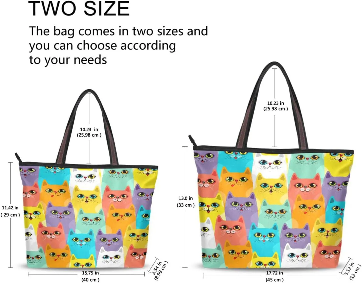 4th July Tote Bag for Women with Zipper,Polyester Tote Purse Gnome Tote Bag Gnome Handbag