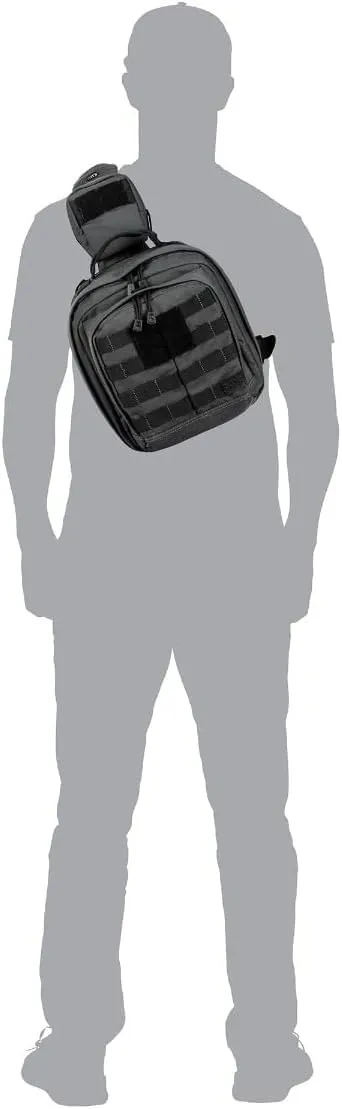 5.11 Tactical Sling Bag Pack MOAB 6, Shoulder Crossbody Military Bag, 11L, Kangaroo, Style 56963ABR