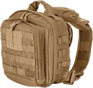 5.11 Tactical Sling Bag Pack MOAB 6, Shoulder Crossbody Military Bag, 11L, Kangaroo, Style 56963ABR