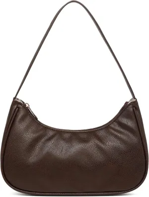 Afashor Shoulder Bags for Women Vegan Leather Hobo Sling Tote Handbag Retro Clutch Purse with Zipper Closure