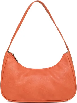 Afashor Shoulder Bags for Women Vegan Leather Hobo Sling Tote Handbag Retro Clutch Purse with Zipper Closure