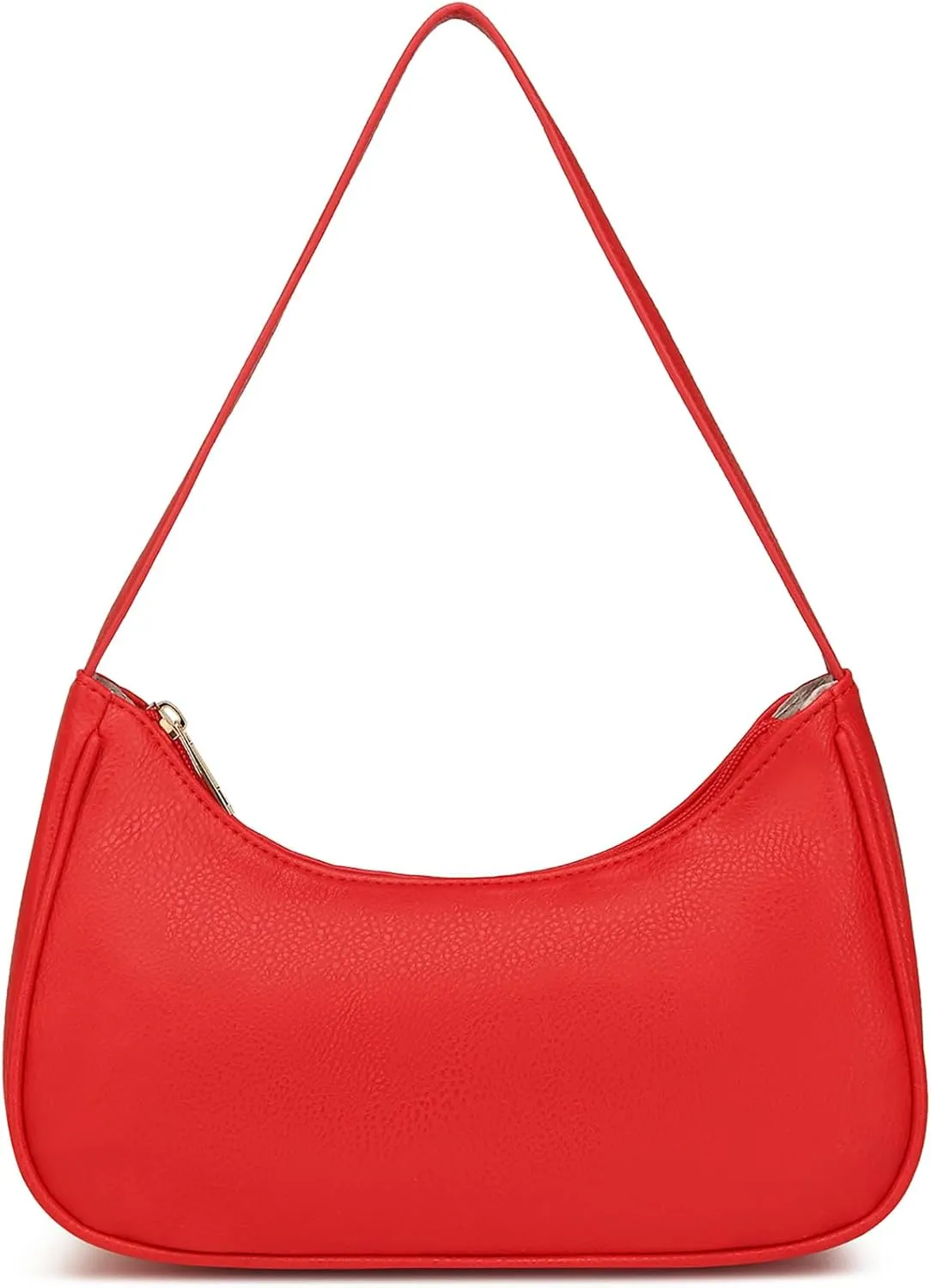 Afashor Shoulder Bags for Women Vegan Leather Hobo Sling Tote Handbag Retro Clutch Purse with Zipper Closure
