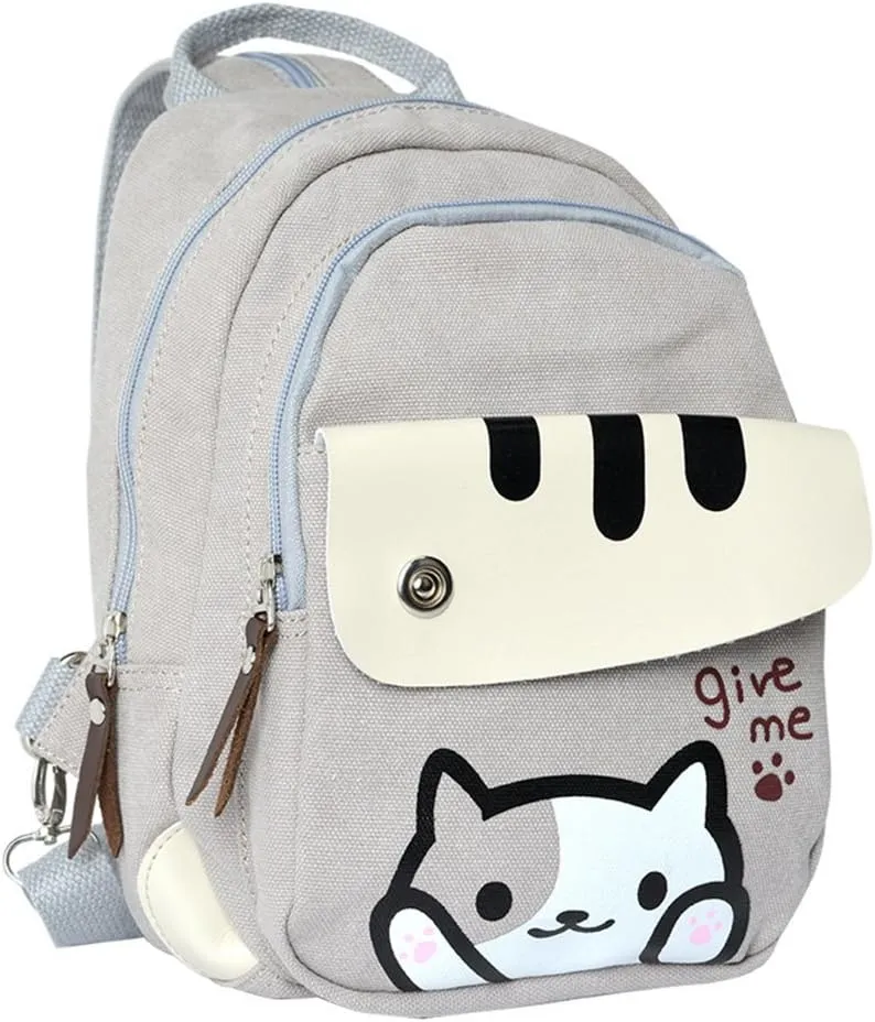 Anime Multifunctional Shoulder Bag Cute Knapsack Japanese Game Cat Backpack