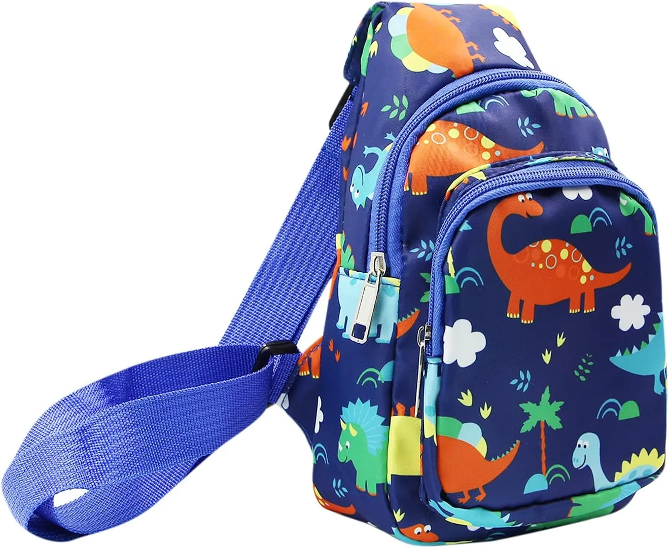 ANKOMINA Small Sling Bag for Kids Cute Cartoon Crossbody Shoulder Bag Chest Bag Fanny Pack for Outdoor,Travel,Hiking