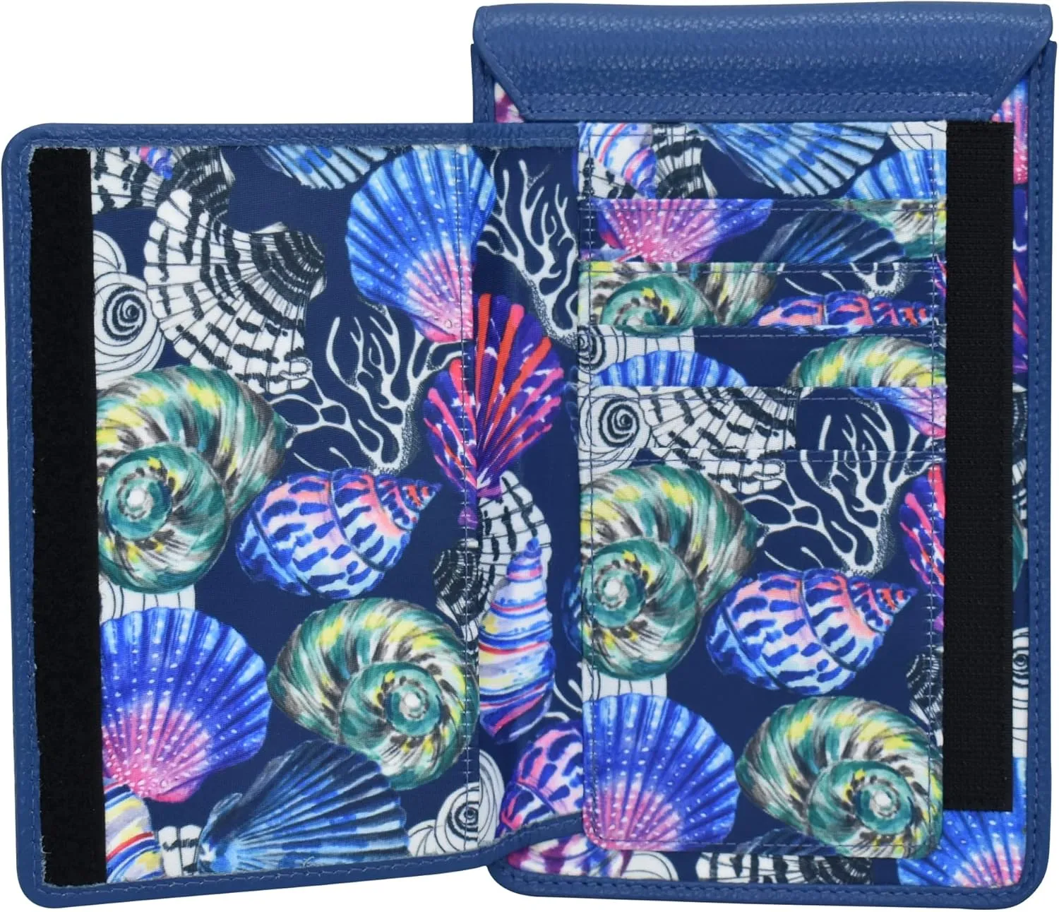 Anuschka Cell Phone Crossbody RFID Blocking Wallet - Wanderlust Collection - Nylon Fabric with Genuine Leather Trim
