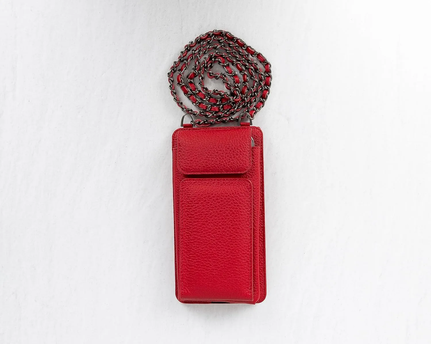 Avo Leather Crossbody Purse Phone Bag For Women, Zipped Shoulder Strap Purse Up To 6.9 Inches