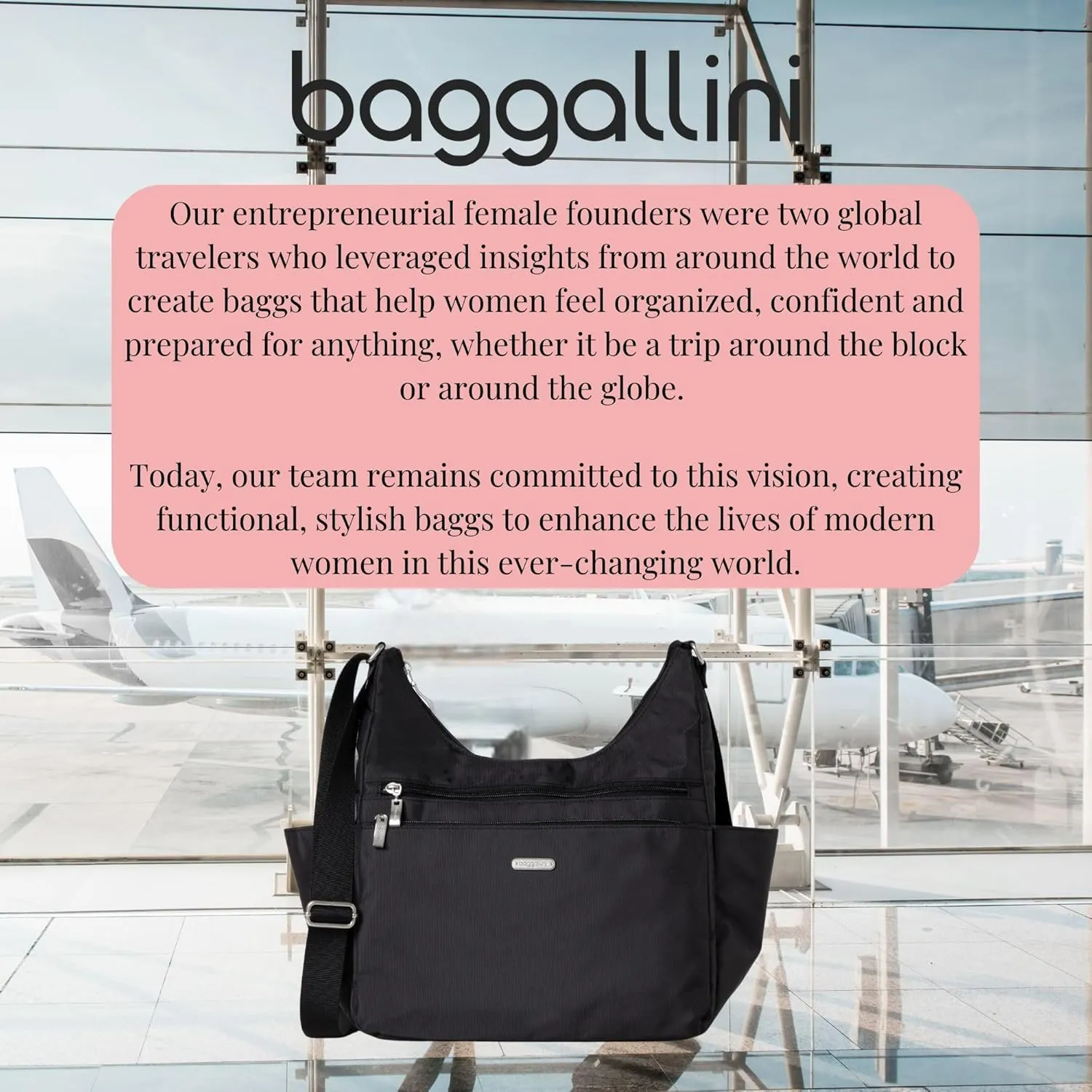 Baggallini Essential Hobo Crossbody