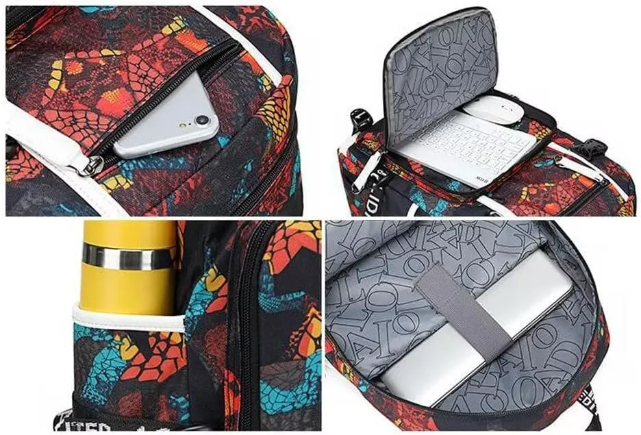 Basketball Player 30 Multifunction Backpack Travel Daypack Fans Bag For Men Women (Style 7)