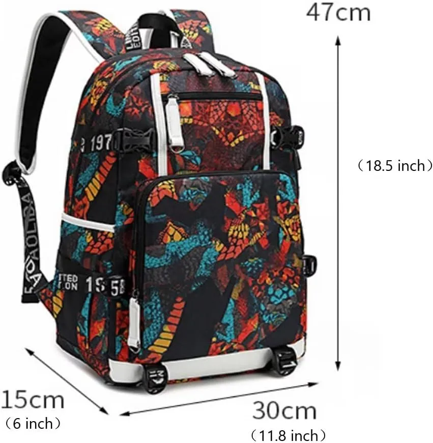 Basketball Player 30 Multifunction Backpack Travel Daypack Fans Bag For Men Women (Style 7)