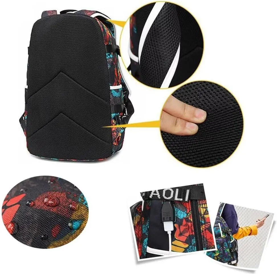 Basketball Player 30 Multifunction Backpack Travel Daypack Fans Bag For Men Women (Style 7)