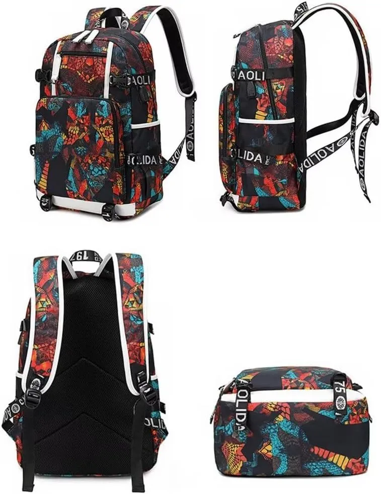 Basketball Player 30 Multifunction Backpack Travel Daypack Fans Bag For Men Women (Style 7)