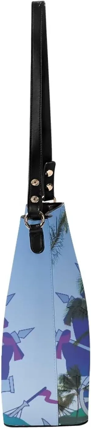 Bucket Bag Crossbody Bags Bucket Purses for Women Summer Purse Waterproof Tote Bag Fashion Casual Handbags for work