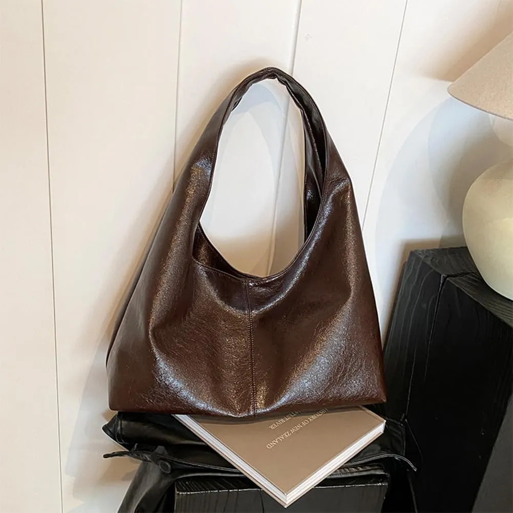 Burgundy Purse Large Tote Bags for Women Slouchy Hobo Bag Leather Hobo Bags for Women