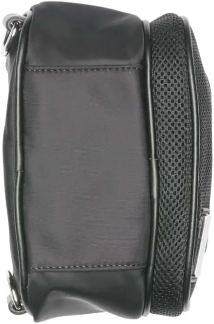 Calvin Klein Jessie Organizational Sling Backpack, Black/Silver, One Size