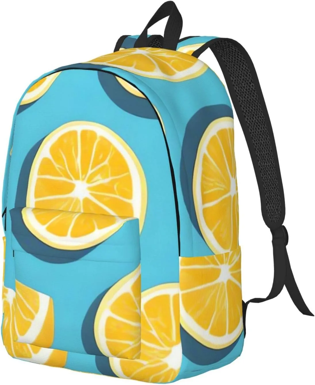 Canvas Backpack for Men Women Laptop Backpack Lemon wedges Rucksack Lightweight Canvas Daypack
