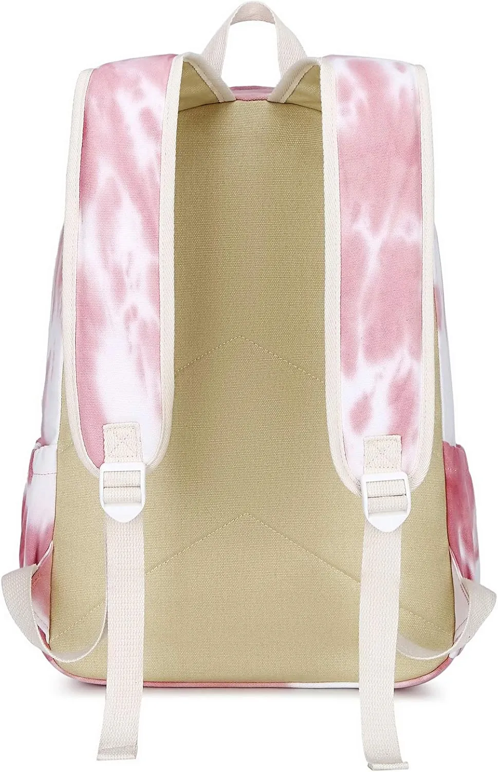 Canvas School Bag Backpack Ranibow Style Unisex Canvas Zip Backpack College Bag for Teens Girls Casual Travel Daypack