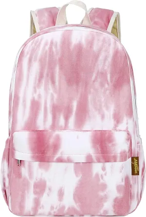 Canvas School Bag Backpack Ranibow Style Unisex Canvas Zip Backpack College Bag for Teens Girls Casual Travel Daypack