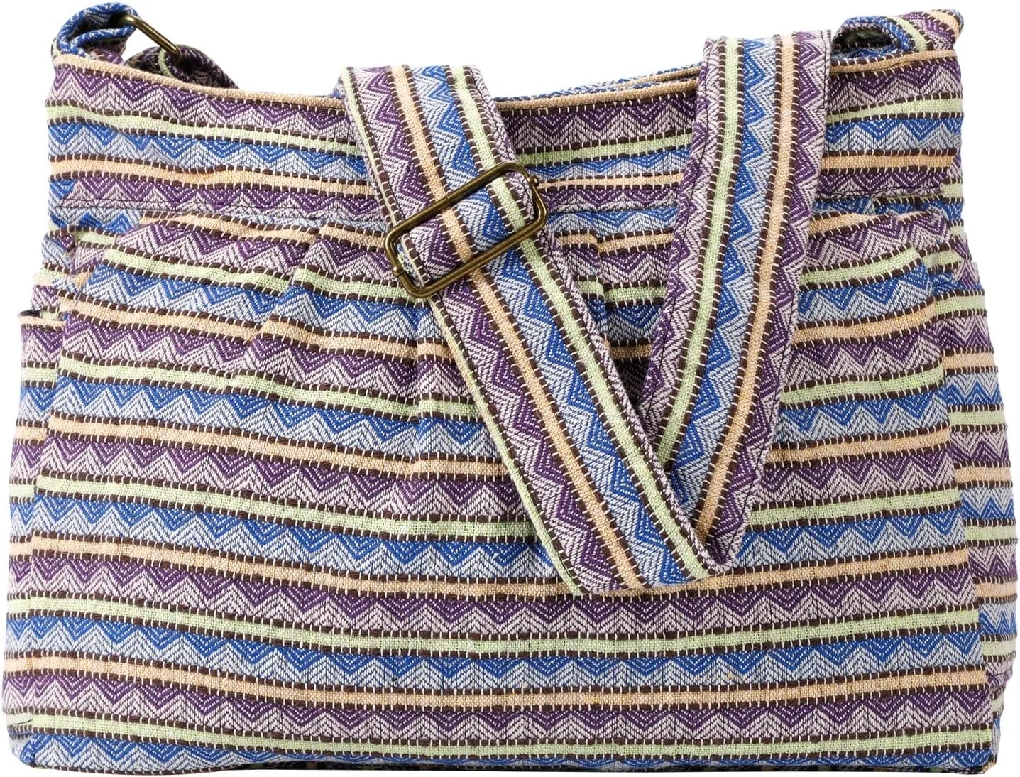 Casual Large Durable Fabric CrossBody Hobo Shoulder Messenger Travel Purse Wallet Handbag Tote Bag