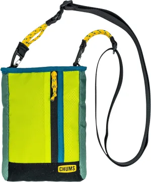 Chums Indio Sling Bag - Compact Nylon Crossbody Bag for Everyday Adventures - Purse w/Removable & Adjustable Straps - Travel Essential for Hiking, Camping, & More - Lime Green/Meadow Green