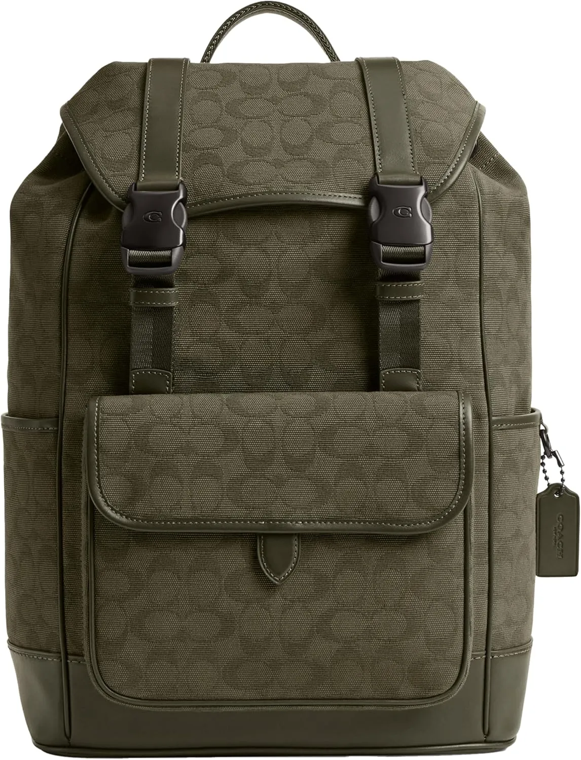 Coach League Flap Backpack, Army Green