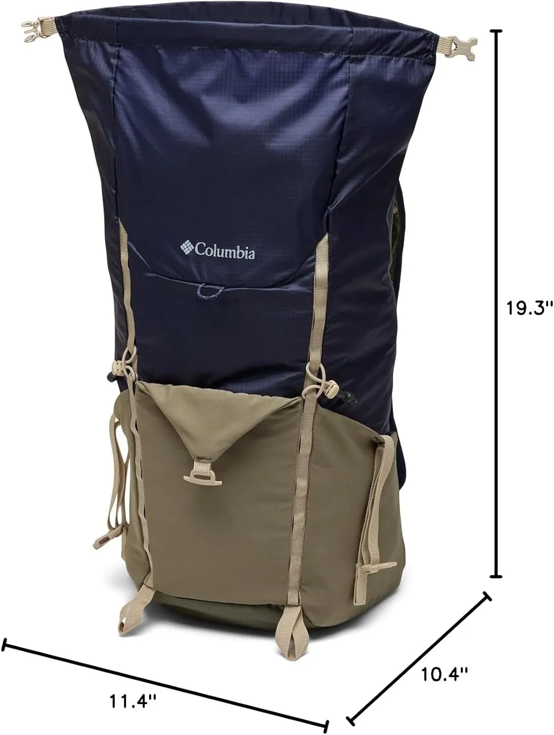 Columbia Tandem Trail 22L Backpack, Collegiate Navy/Stone Green, One Size