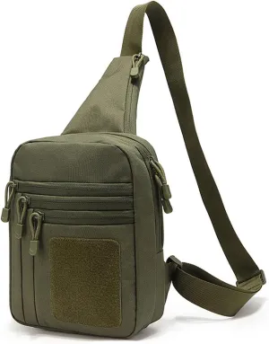 Concealed Carry Crossbody Gun Bag for Men, Ccw Sling Bag Tactical Shoulder Chest Pack Range Bags for Handguns