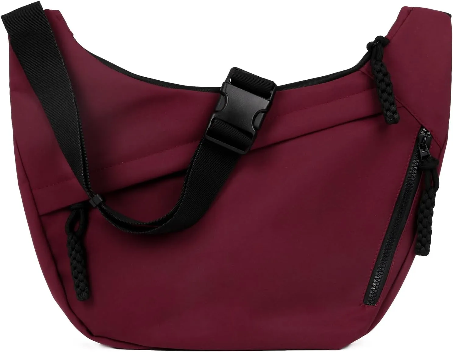 Crescent Crossbody Bags for Women and Men Nylon Luna bag Moon Hobo Purses Slouchy Dumpling Bag Canvas Shoulder Bags