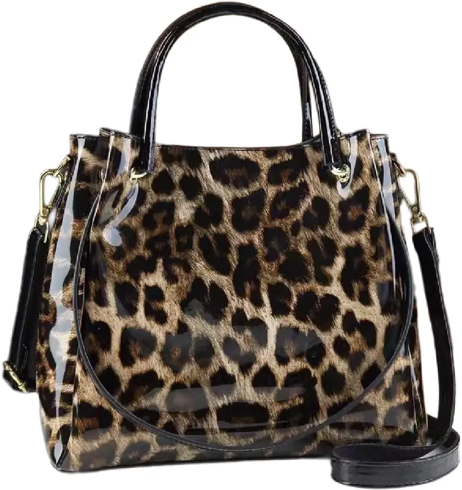 Crocodile Pattern Leather Women's Bag Top-Handle Satchel Handbags Bucket Purse Portable Tote Bag Shoulder Messenger Bags