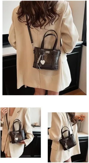 cross-body bag Bucket Lattice Embroidered Thread Bag