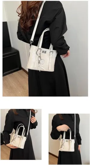 cross-body bag Bucket Lattice Embroidered Thread Bag