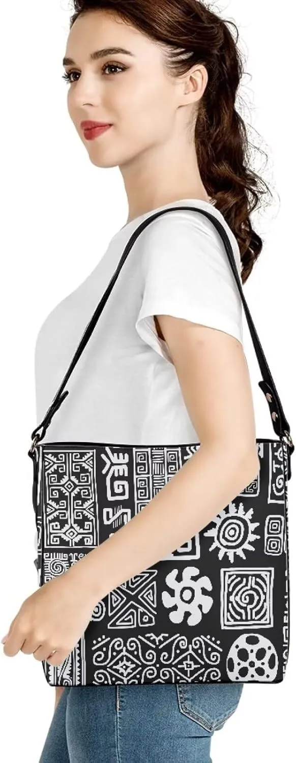 Crossbody Purses for Women Hobo Bags Waterproof Bucket Bags PU Leather Crossbody Purses Handbags for Women Trendy