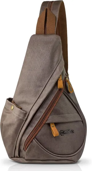 Crossbody Sling Bag Smell Odor Bag Shoulder Daypacks Backpack Travel Bag - Grey