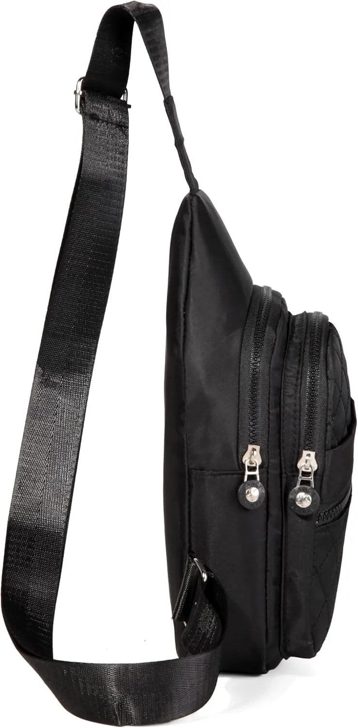 Crossbody Small Sling Backpack Sling Bag for Women Men, Chest Bag Daypack Crossbody for Travel Sport Running Hiking