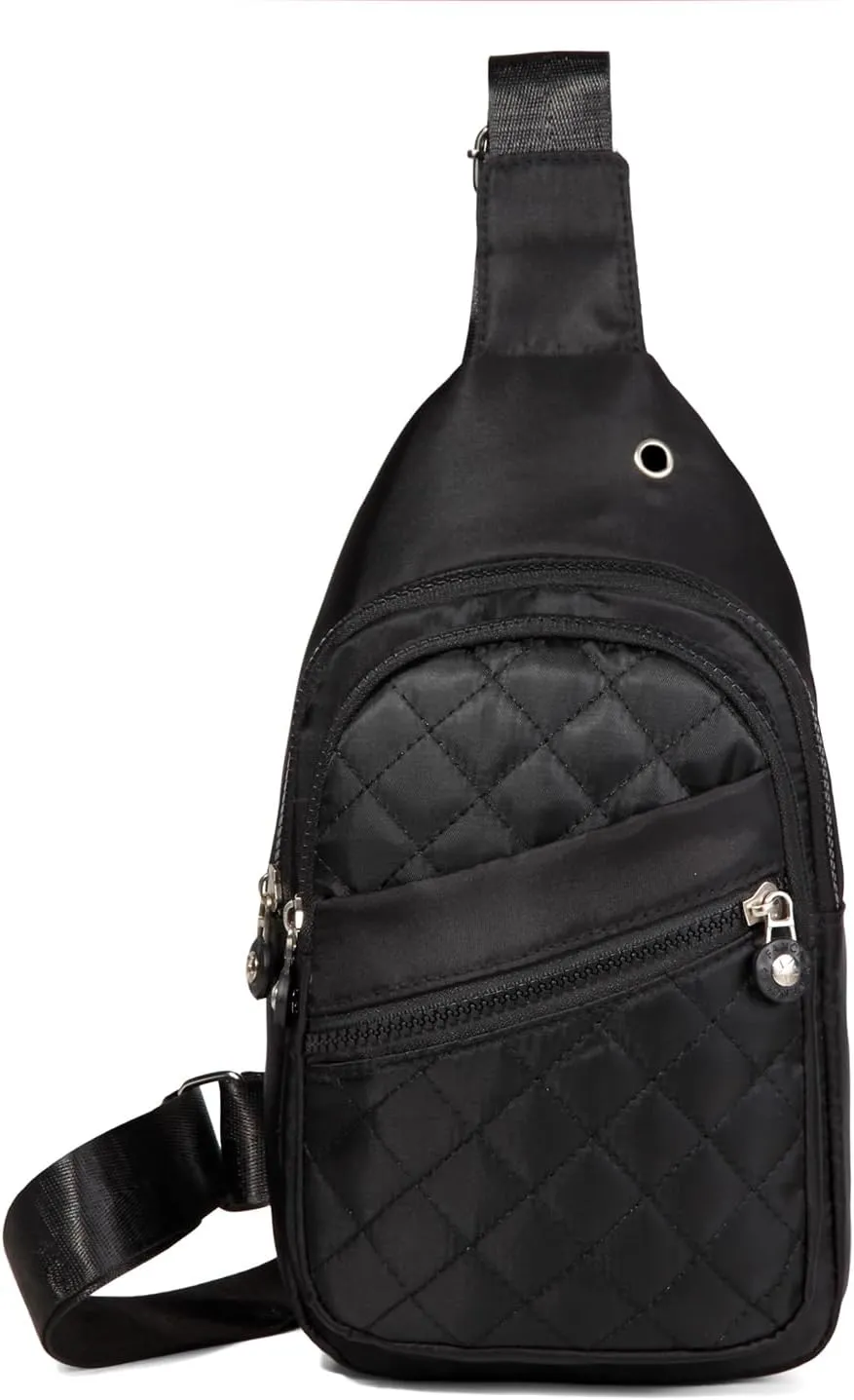 Crossbody Small Sling Backpack Sling Bag for Women Men, Chest Bag Daypack Crossbody for Travel Sport Running Hiking