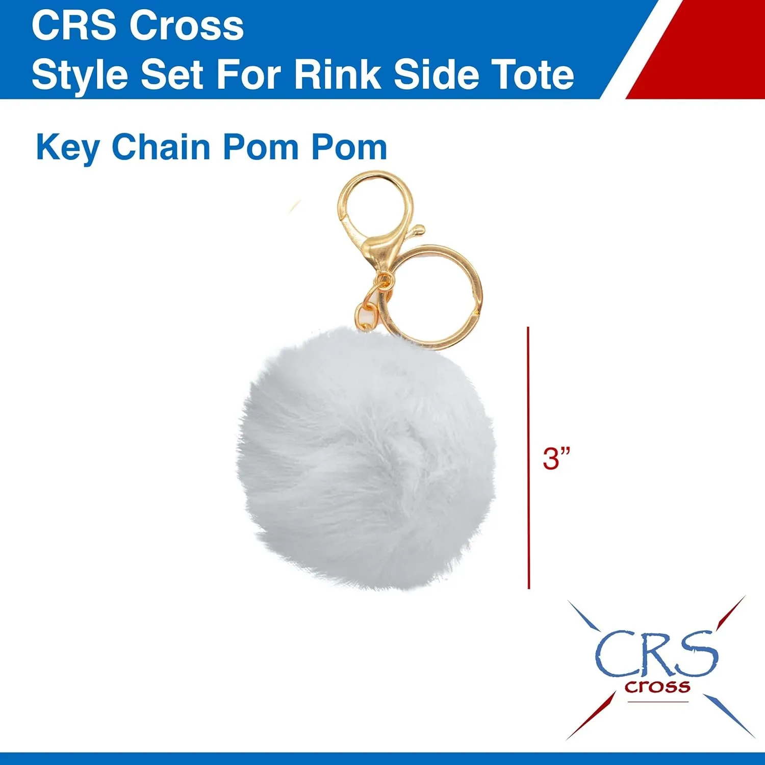 CRS Cross Rink Side Tote. Ice Skating Accessory Bag for Figure Skating, Roller and Inline Skaters, Ballet, Dance and Cheer. Organizes Guards, Water Bottle, Tissues, Phone.