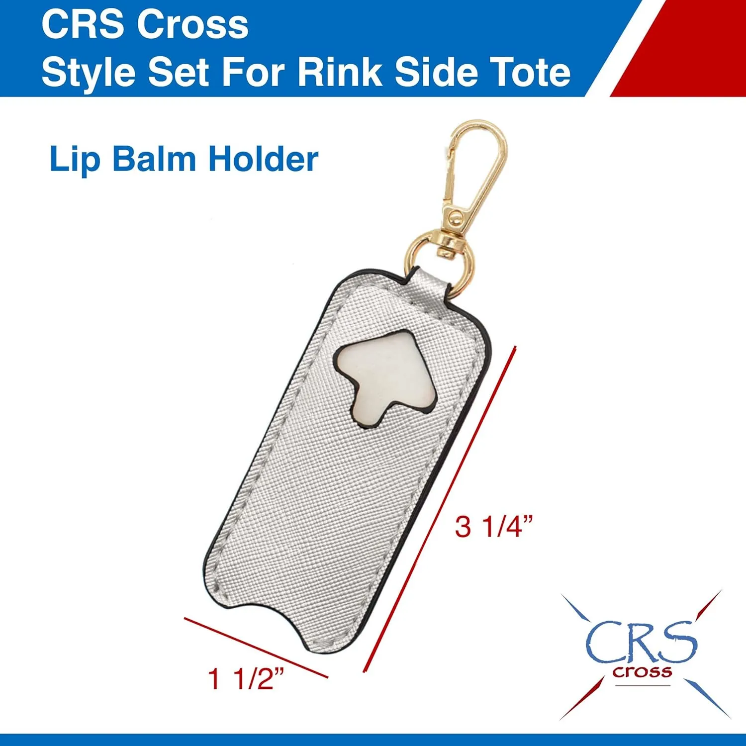 CRS Cross Rink Side Tote. Ice Skating Accessory Bag for Figure Skating, Roller and Inline Skaters, Ballet, Dance and Cheer. Organizes Guards, Water Bottle, Tissues, Phone.