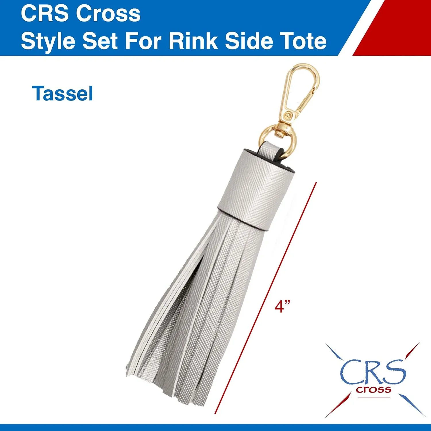 CRS Cross Rink Side Tote. Ice Skating Accessory Bag for Figure Skating, Roller and Inline Skaters, Ballet, Dance and Cheer. Organizes Guards, Water Bottle, Tissues, Phone.