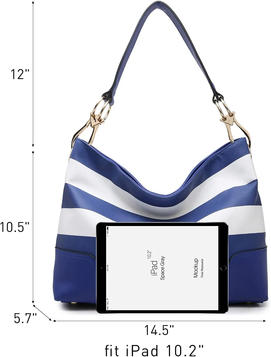 Dasein Hobo Purses for Women Soft PU Leather Handbags Slouchy Hobo Bags Shoulder Bag Top Handle Tote