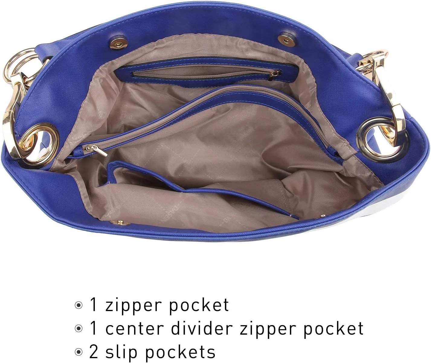 Dasein Hobo Purses for Women Soft PU Leather Handbags Slouchy Hobo Bags Shoulder Bag Top Handle Tote