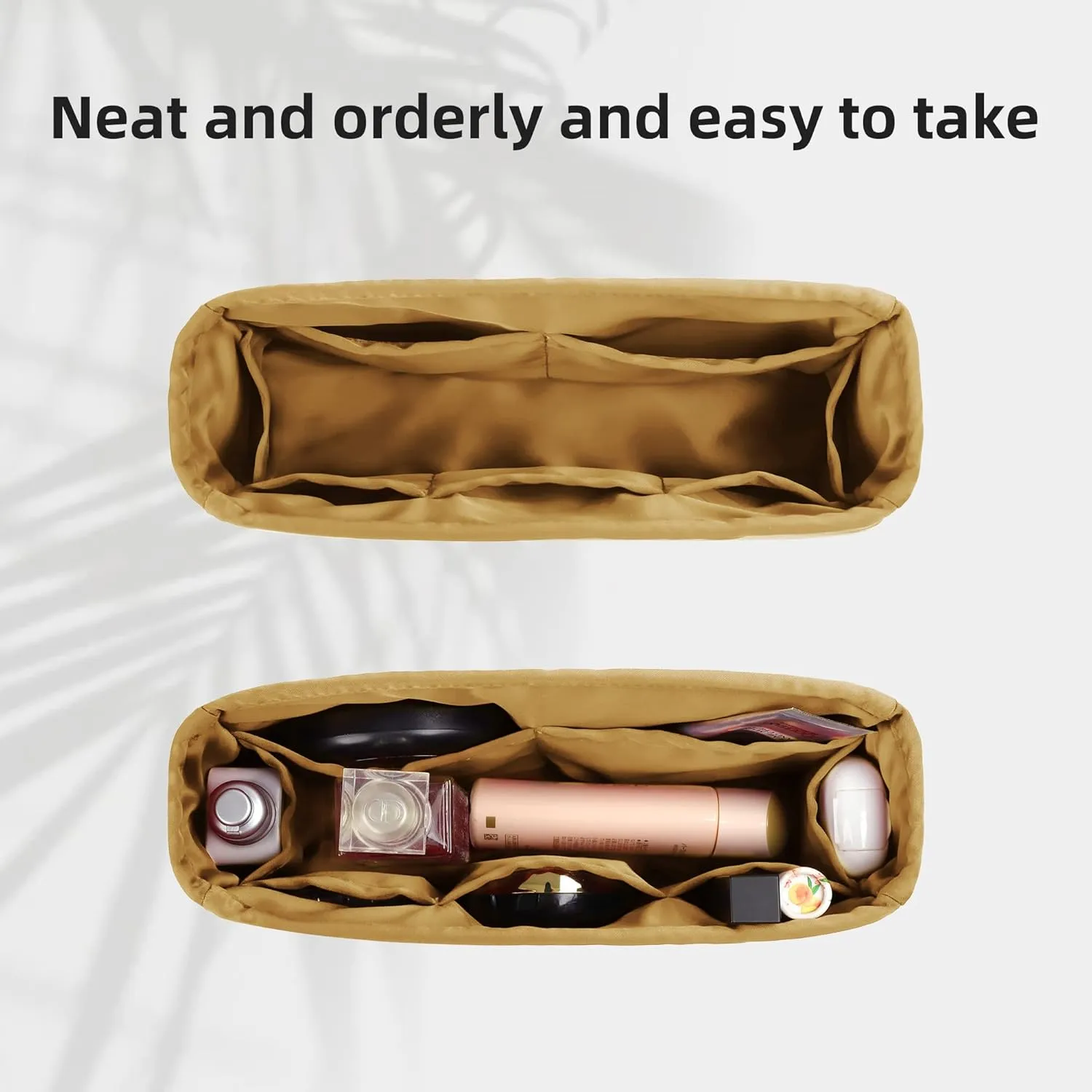 DGAZ Purse Organizer Insert，Silk Bag Organizer，Luxury Handbag & Tote Shaper Fits Chanel CF Bags