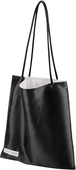 DGAZ Silk Designer Bags for Women, Luxury Tote Bag with Zipper, Large Shoulder Hobo Bags