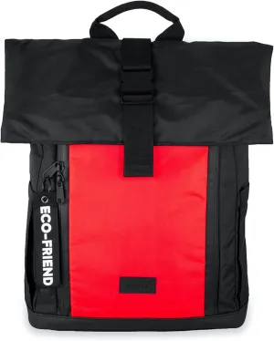 Dingbats - Waterproof Laptop Backpack - 25L Roll Top Travel Bag - Sustainably Sourced Carry on Bag with Padded Straps, Laptop and Bottle Compartments