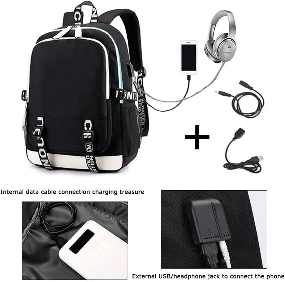 DIOMMELL Bible Verses Backpack Canvas Capacity Christian Backpack Laptop Backpack Travel Backpack