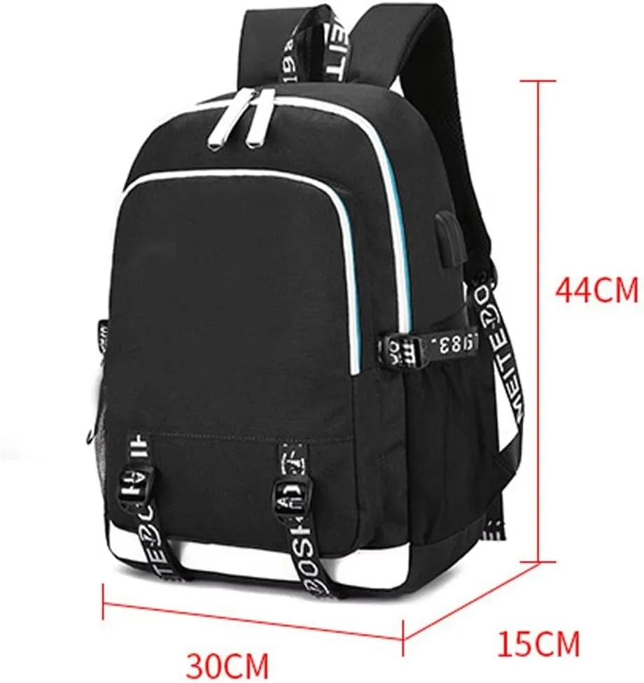 DIOMMELL Jesus Loves You Backpack Canvas Capacity Christian Backpack Laptop Backpack Travel Backpack