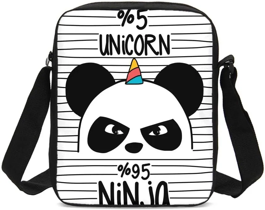 Dujiea Backpack for Boys Girls Kids Children School Book Bag with Shouder Bag Pencil Case 3 Piece Set
