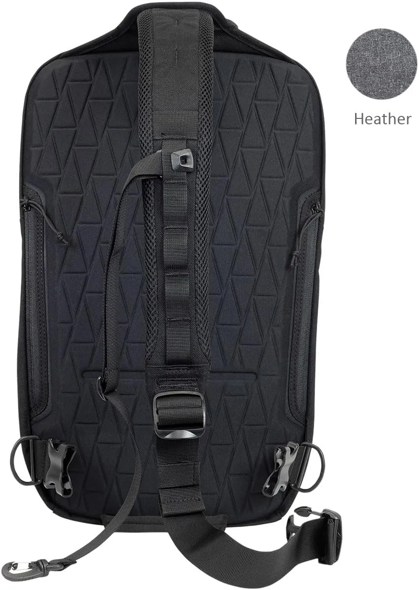 Elite Survival SMOKESCREEN Concealed Carry Slingpack, Single Strap Backpack (Heather)