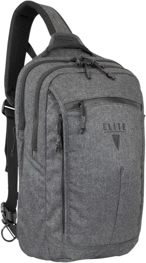 Elite Survival SMOKESCREEN Concealed Carry Slingpack, Single Strap Backpack (Heather)